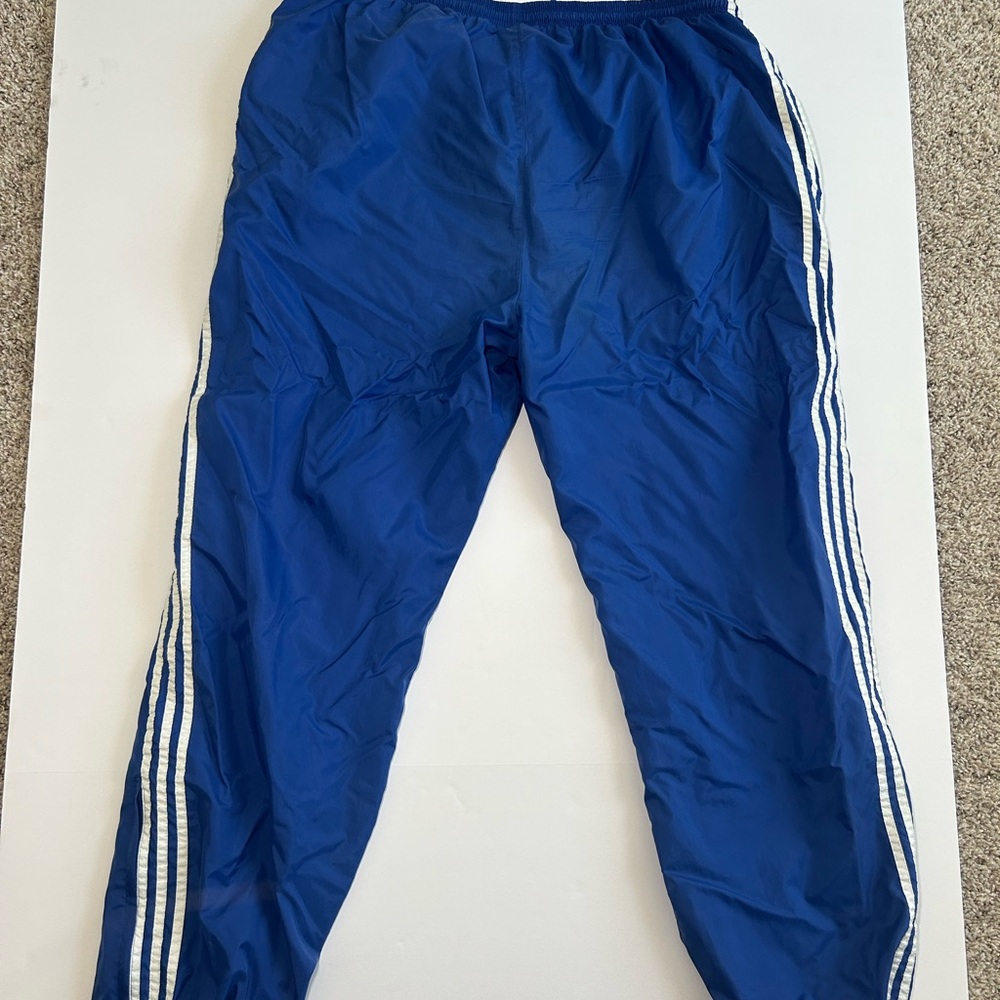 Adidas Vintage Y2K Royal Blue Track Pants XXL - Picture 6 of 6